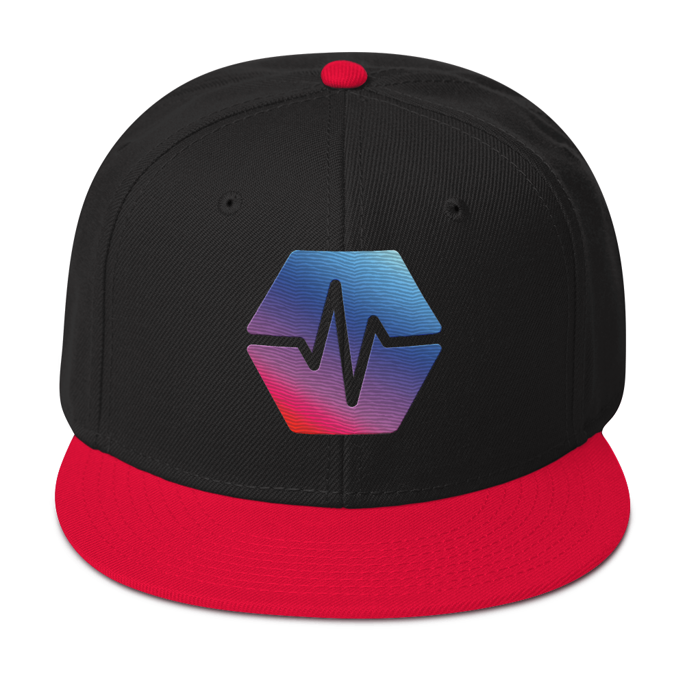 PulseChain Logo - Embroidered Snapback - The Pulsican Store