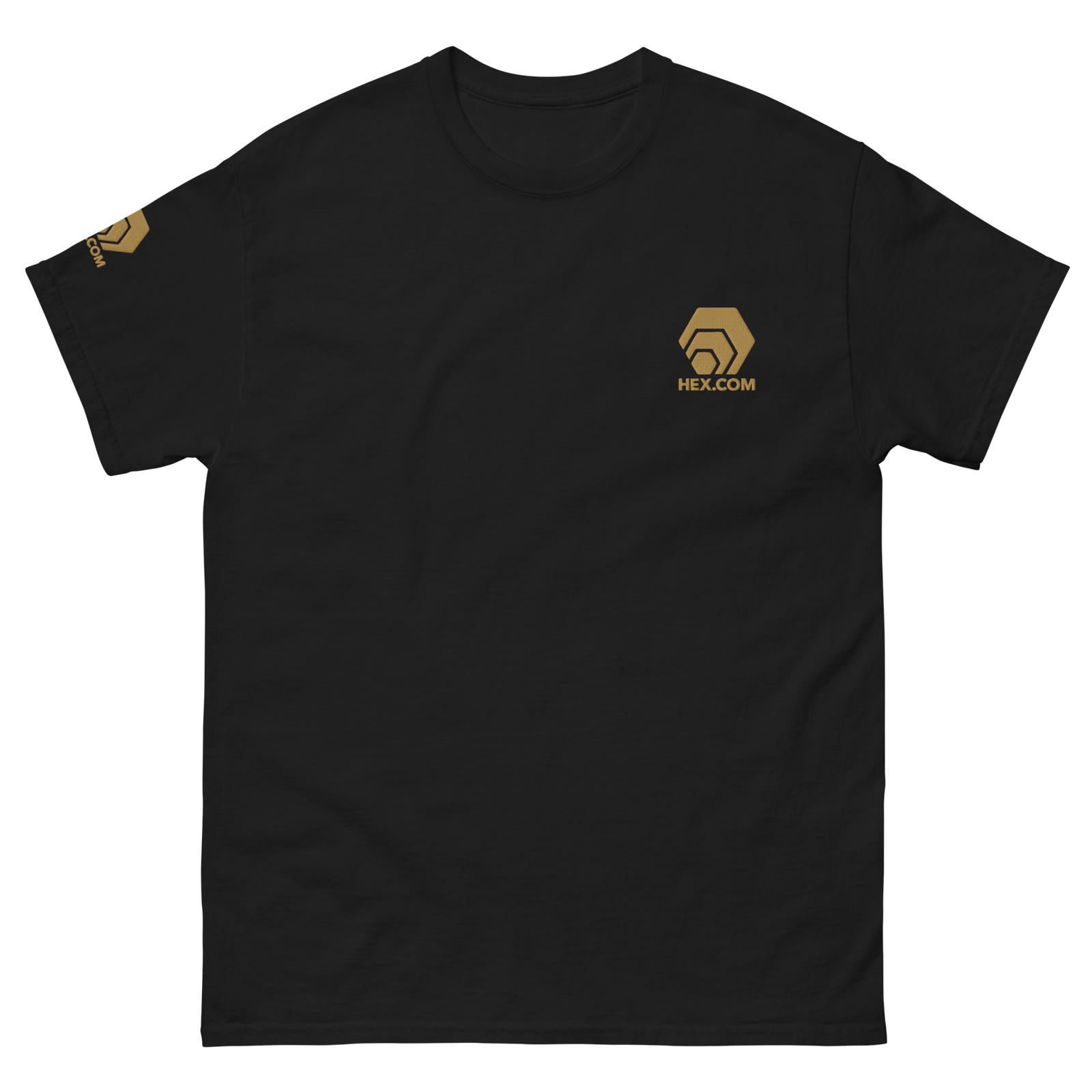 HEX Gold - Premium Embroidered T Shirt - The Pulsican Store