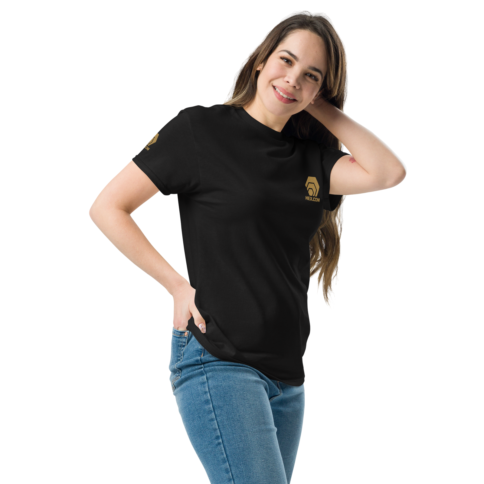 HEX Gold - Premium Embroidered T Shirt - The Pulsican Store