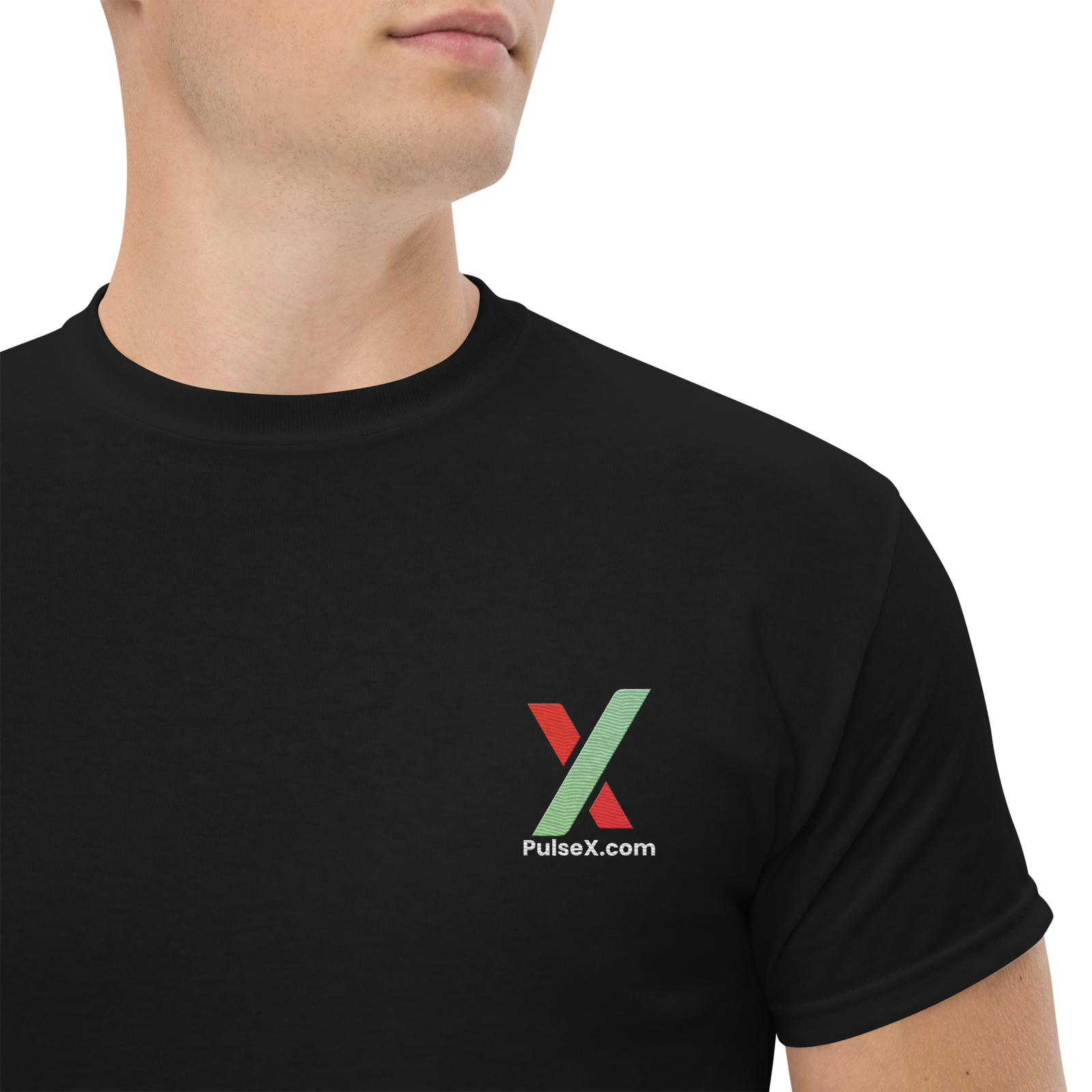 PulseX - Premium Embroidered T Shirt - The Pulsican Store