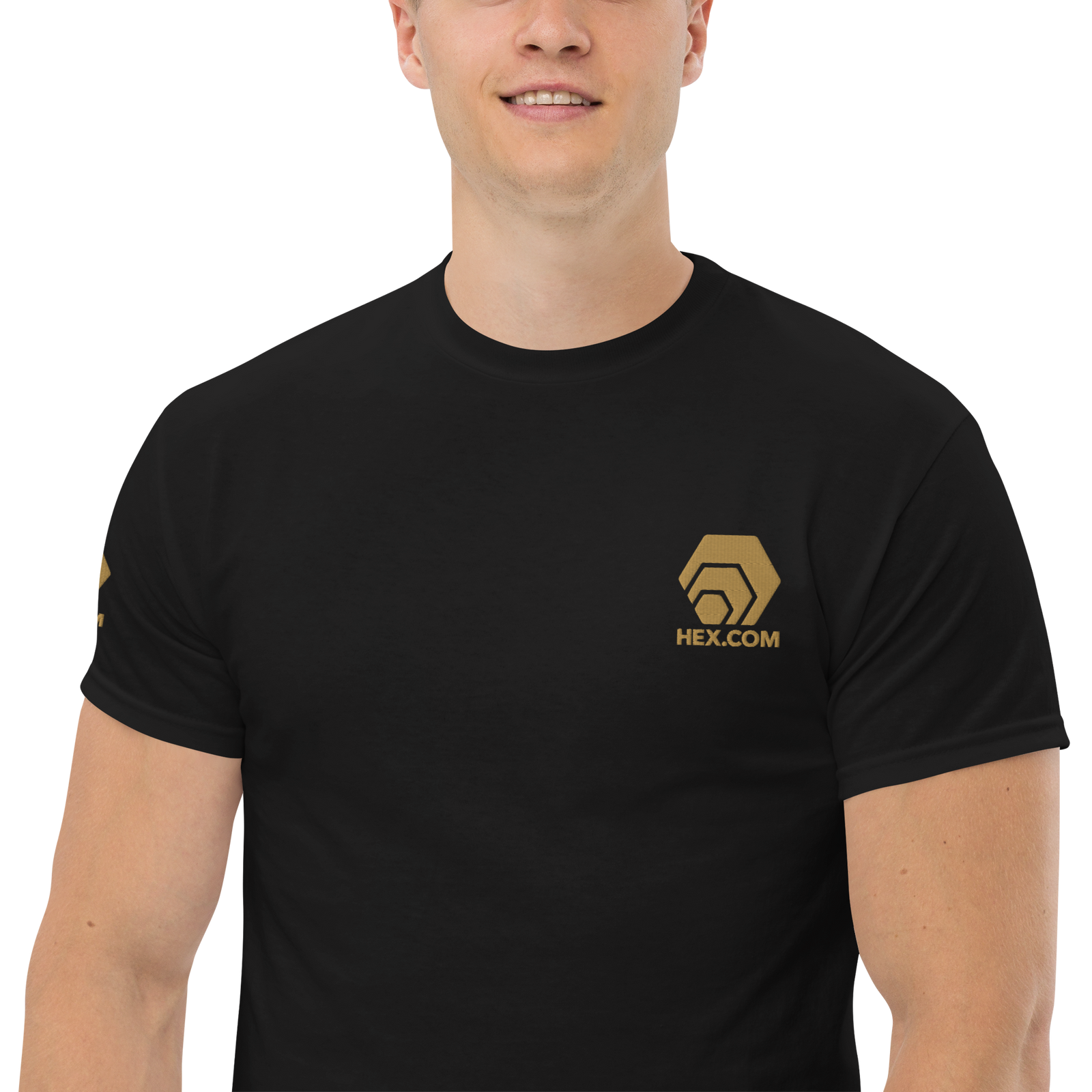 HEX Gold - Premium Embroidered T Shirt - The Pulsican Store