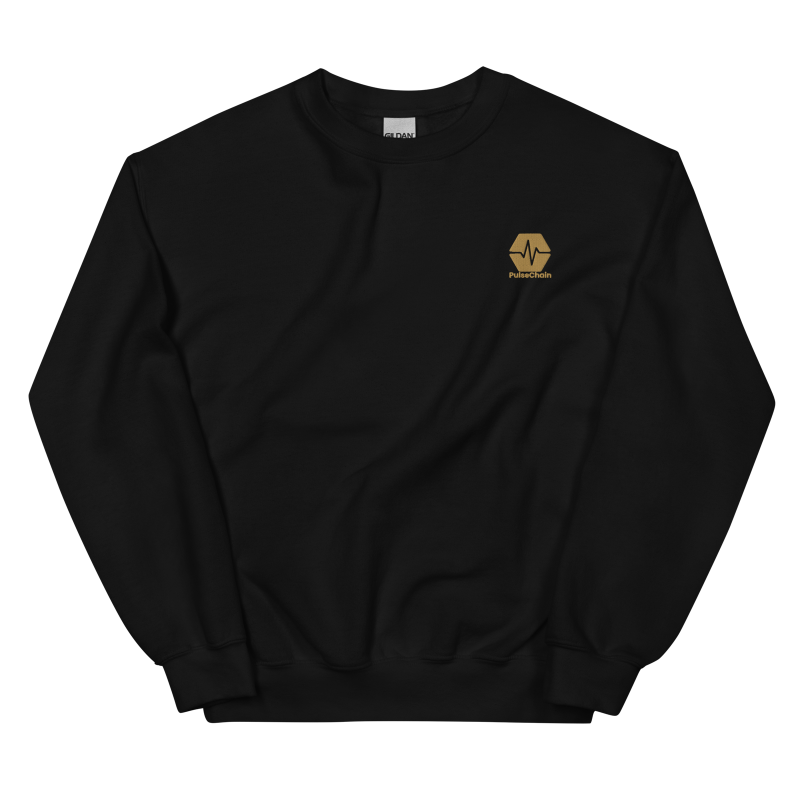 PulseChain Gold - Premium Embroidered Sweatshirt - The Pulsican Store