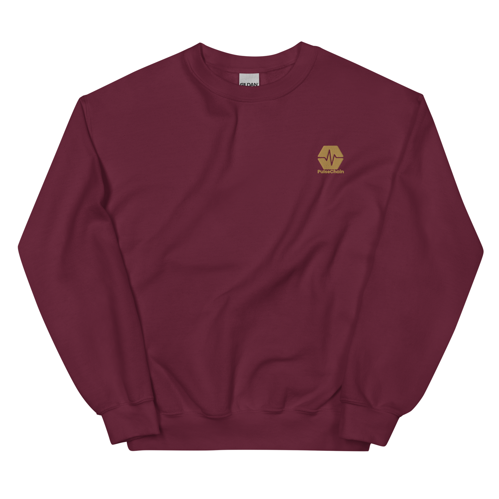PulseChain Gold - Premium Embroidered Sweatshirt - The Pulsican Store