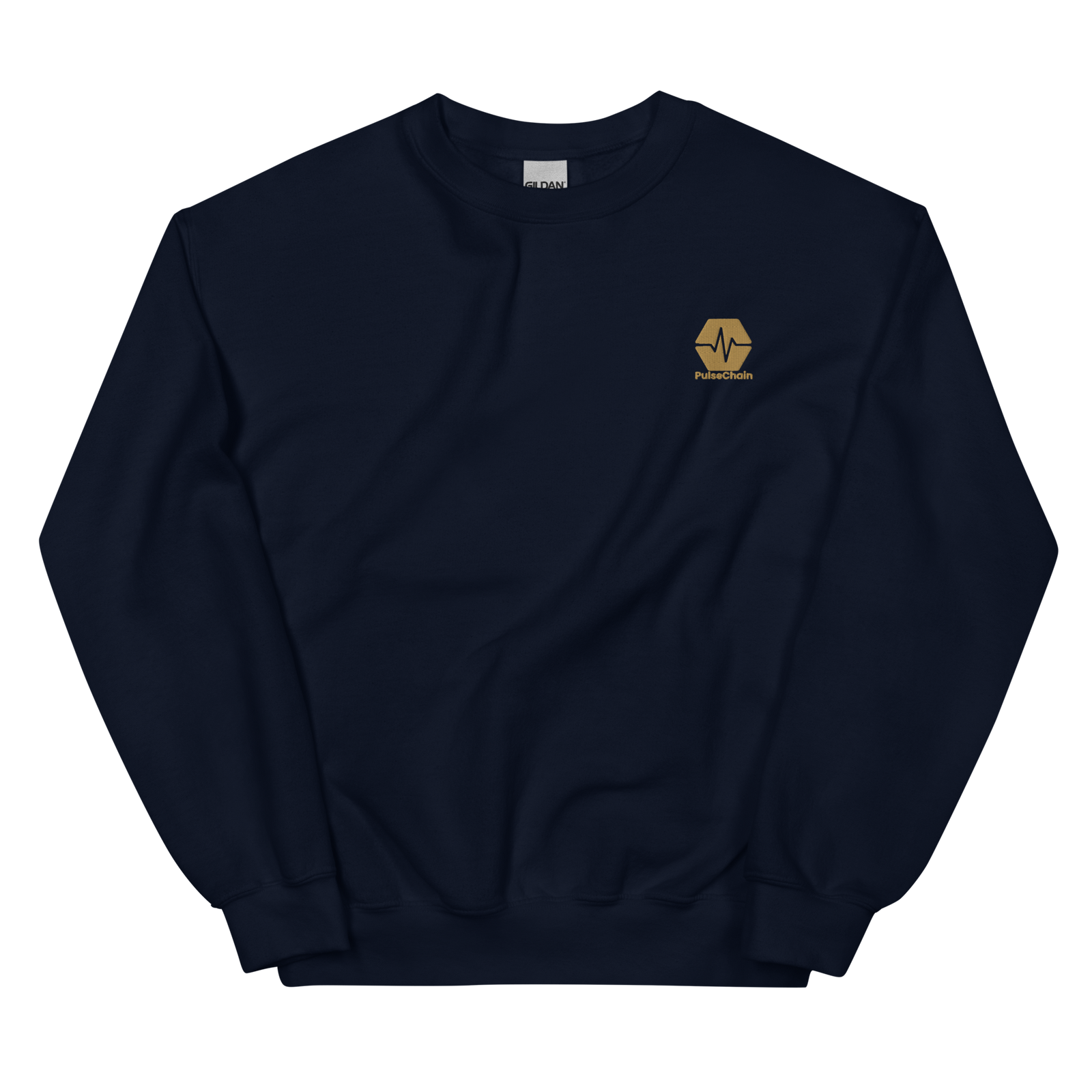 PulseChain Gold - Premium Embroidered Sweatshirt - The Pulsican Store