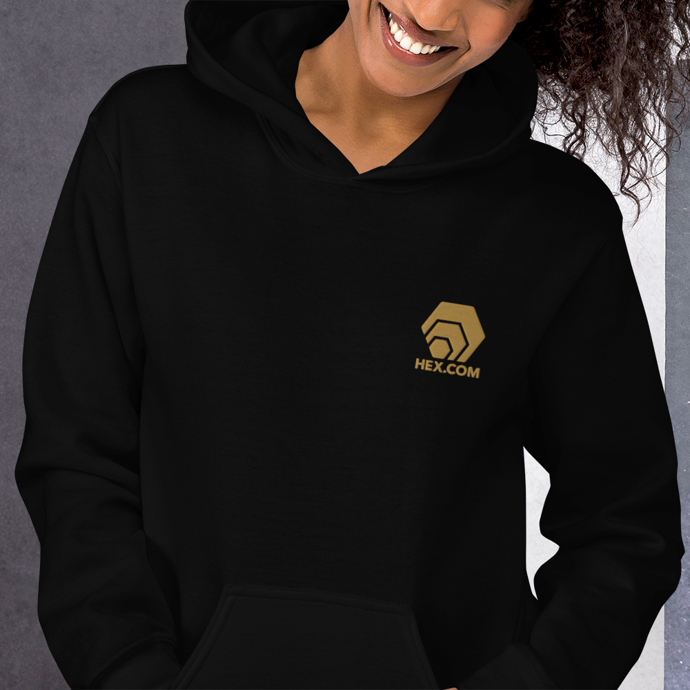 HEX Gold - Premium Embroidered Hoodie - The Pulsican Store