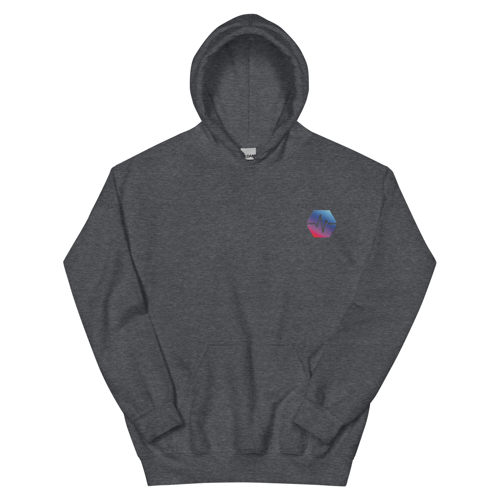 PulseChain Logo - Premium Embroidered Hoodie - The Pulsican Store
