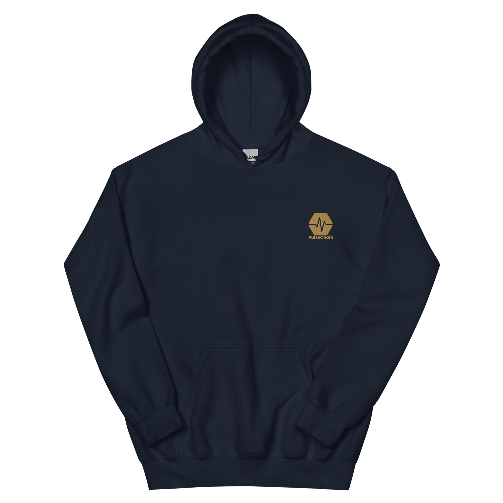 PulseChain Gold - Premium Embroidered Hoodie - The Pulsican Store