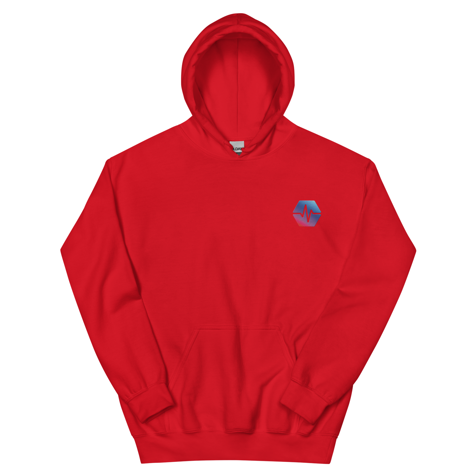 PulseChain Logo - Premium Embroidered Hoodie - The Pulsican Store