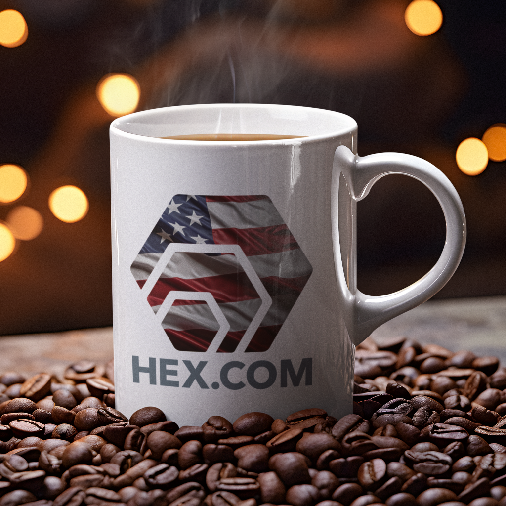 HEX USA - White Mug