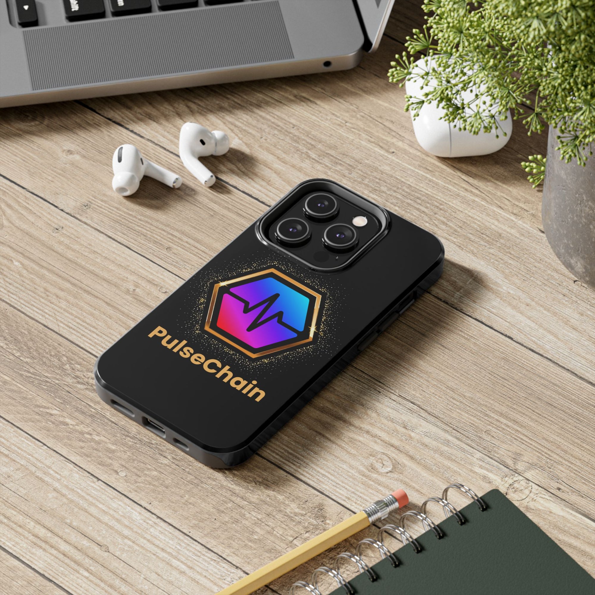 Golden PulseChain - Tough Phone Case