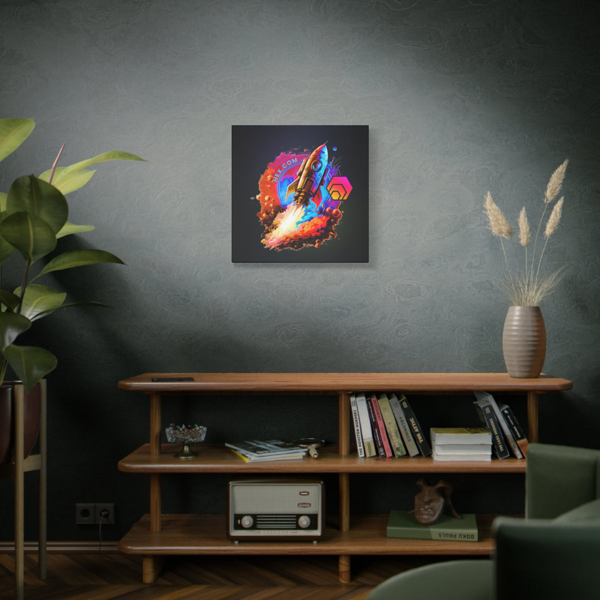 HEX Rocket - Premium Wall Canvas - The Pulsican Store
