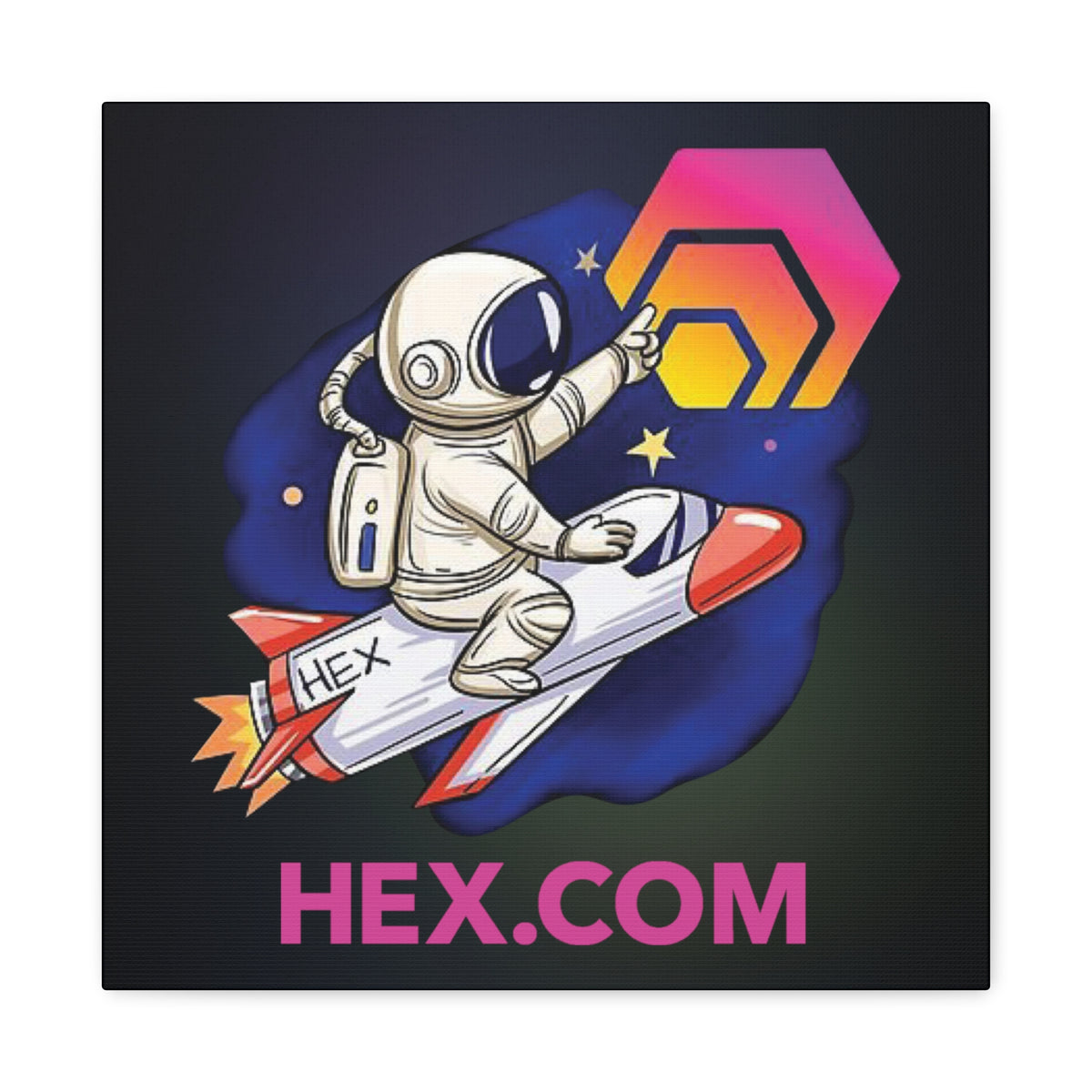 HEX Rocket - Premium Wall Canvas - The Pulsican Store