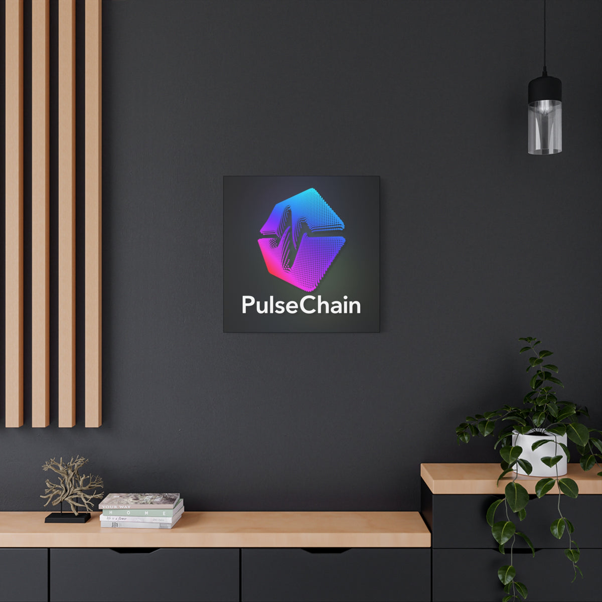 PulseChain - Premium Wall Canvas - The Pulsican Store