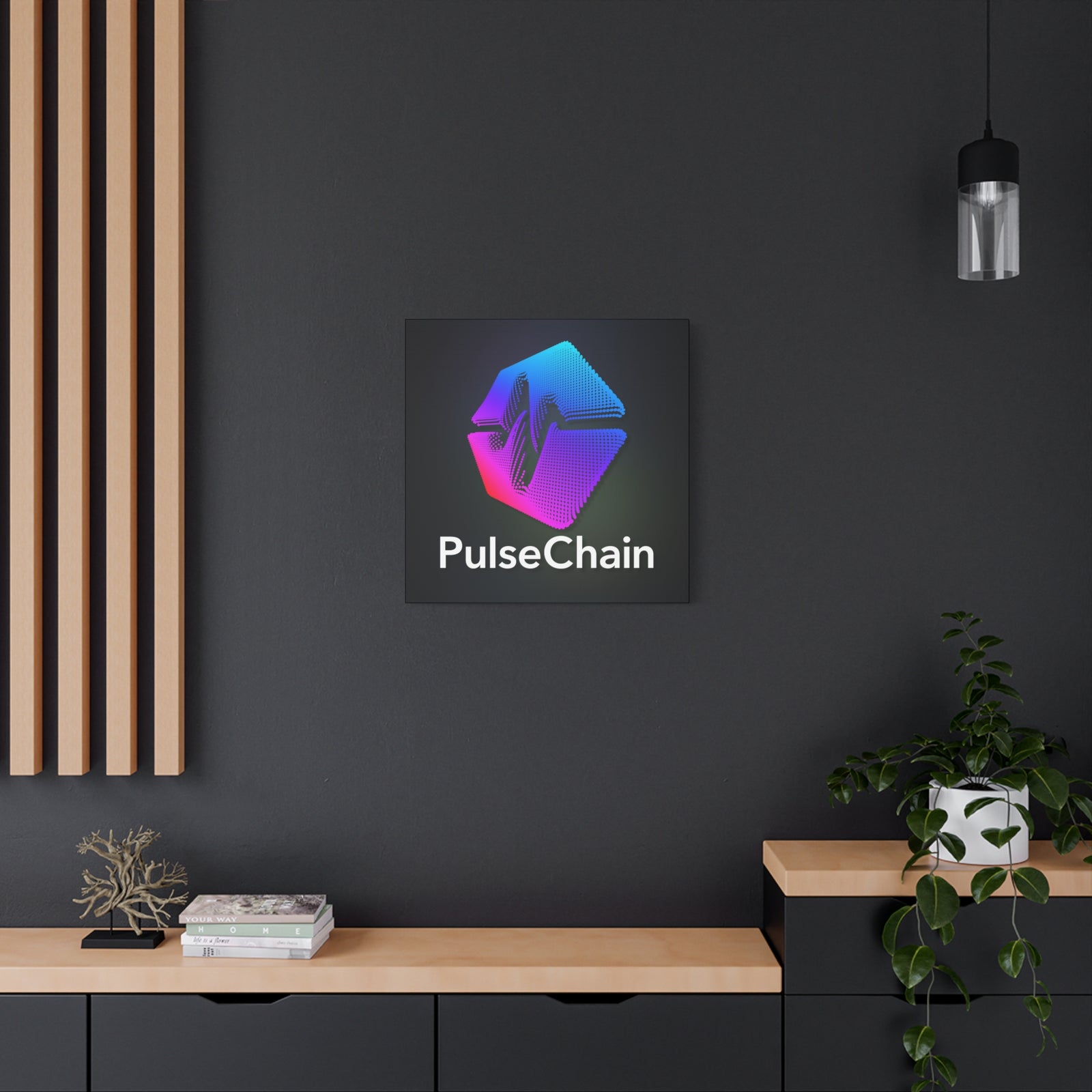 PulseChain - Premium Wall Canvas - The Pulsican Store