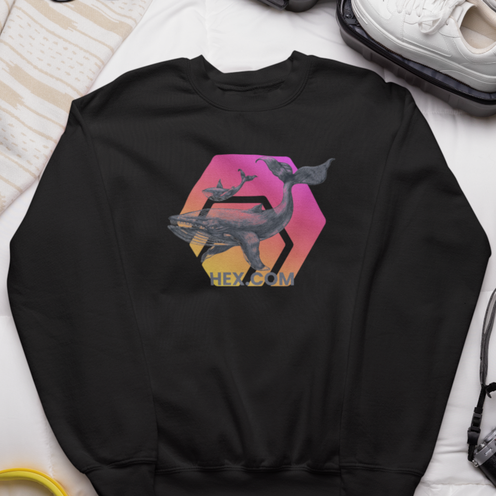 Hex Whale - Sweatshirt - The Pulsican Store