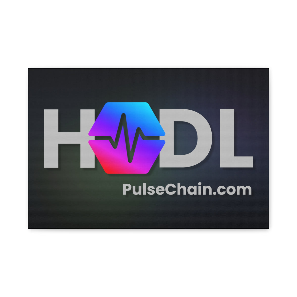 PulseChain HODL - Premium Wall Canvas - The Pulsican Store