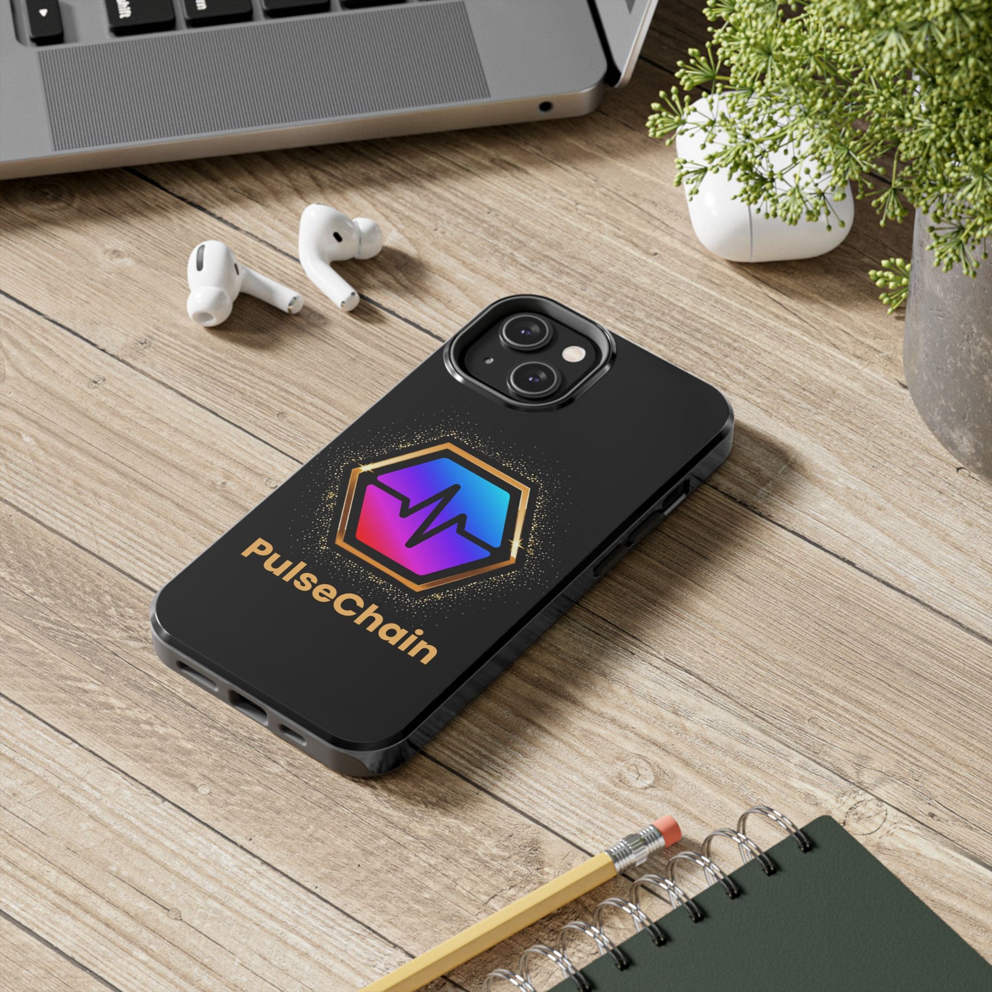 Golden PulseChain - Tough Phone Case