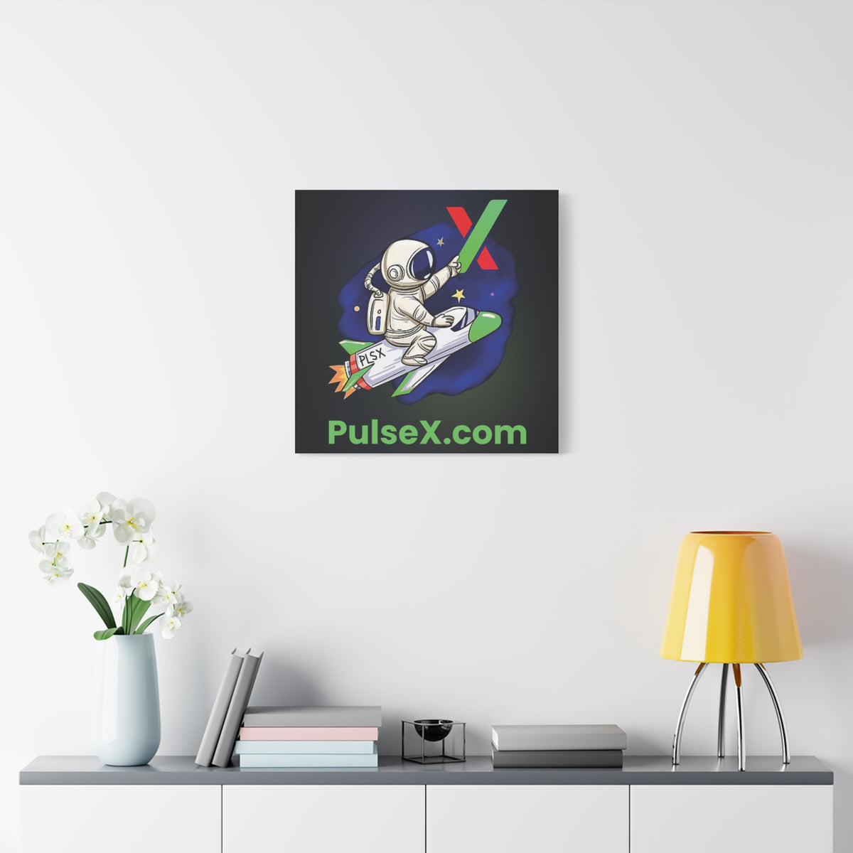 PulseX Rocket - Premium Wall Canvas - The Pulsican Store