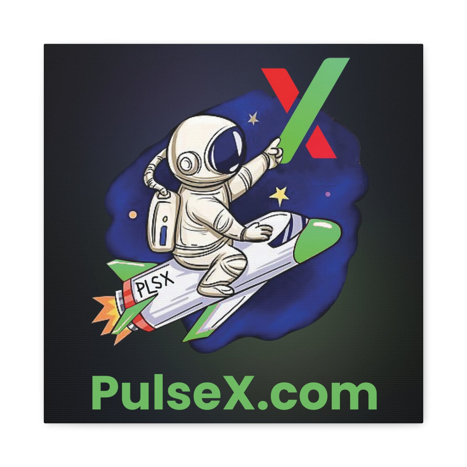 PulseX Rocket - Premium Wall Canvas - The Pulsican Store