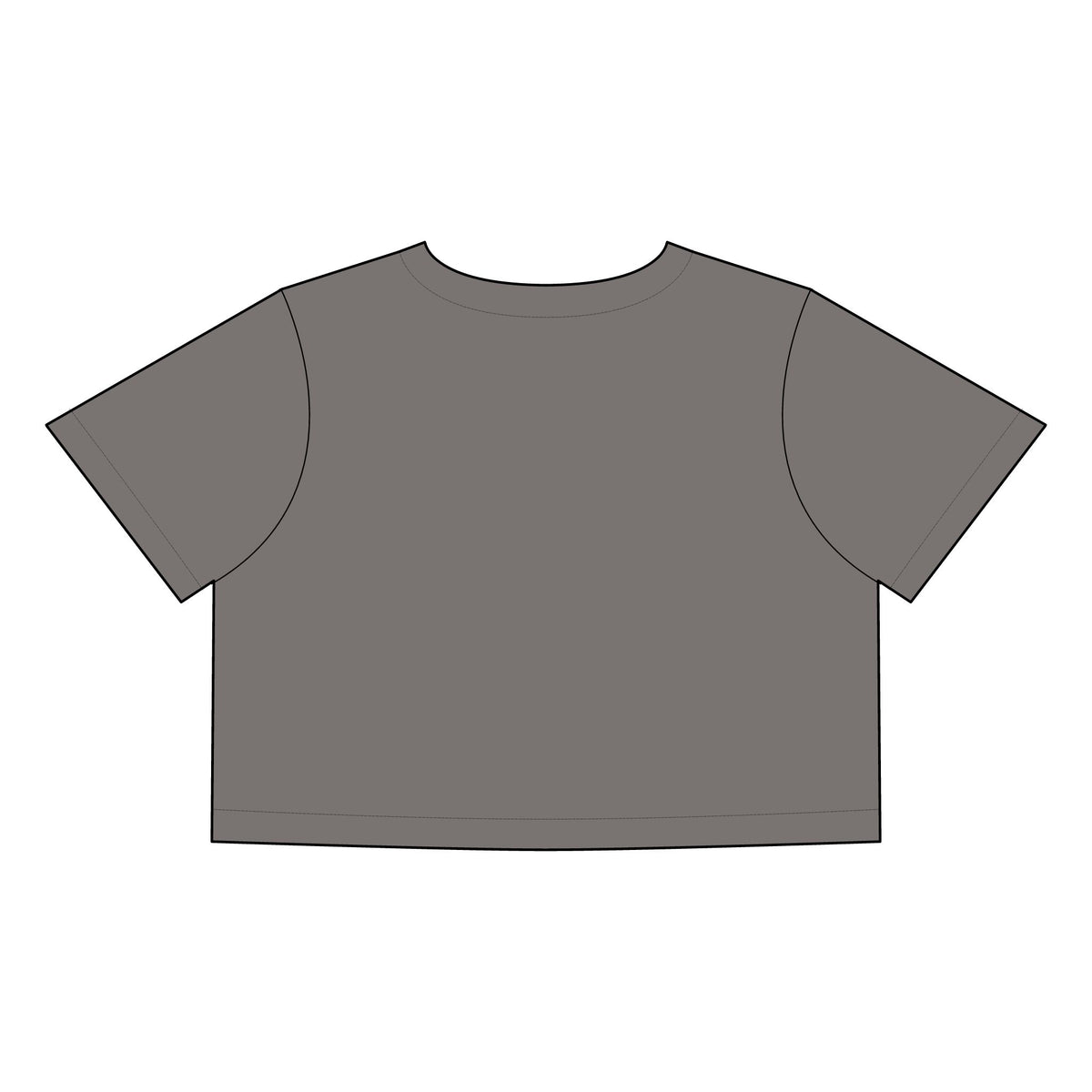 Stoopid - Stone Wash Heavy Crop Tee