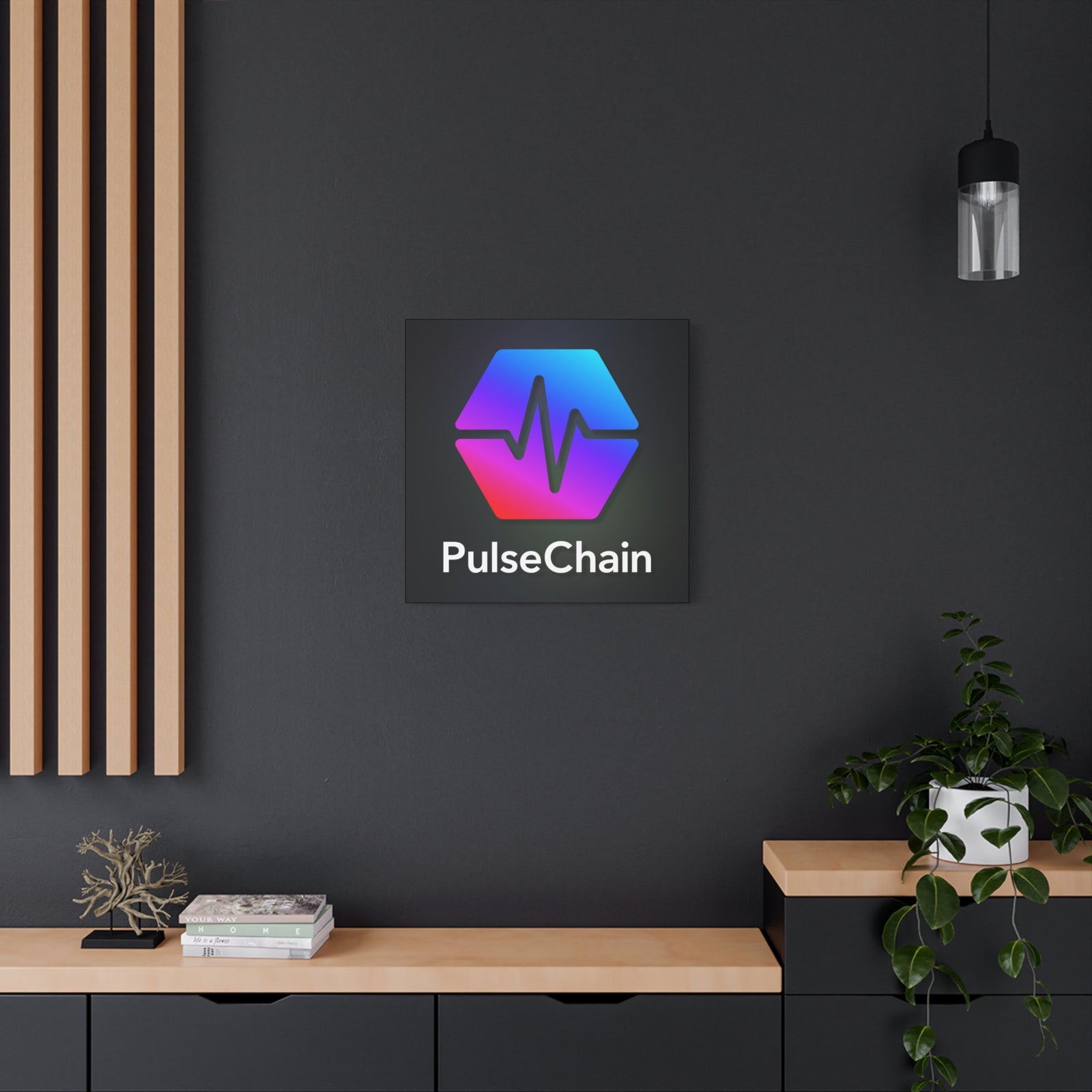 PulseChain - Premium Wall Canvas - The Pulsican Store