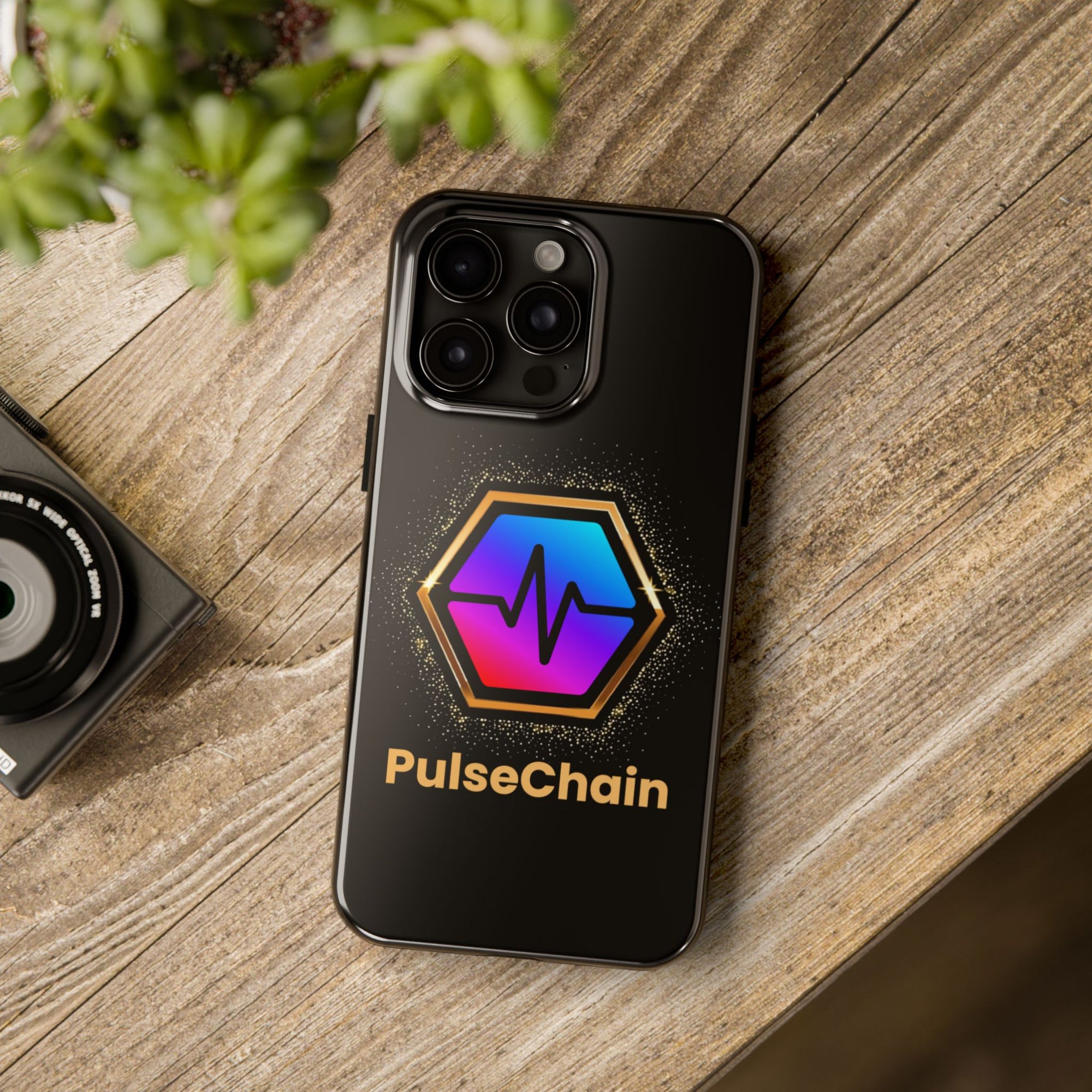 Golden PulseChain - Tough Phone Case