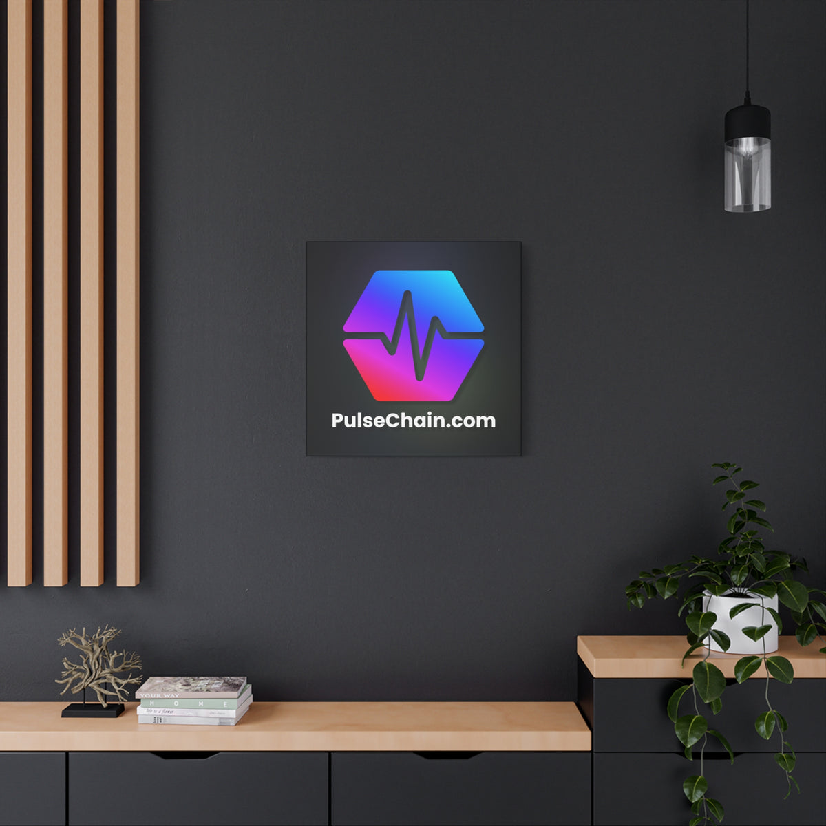 PulseChain - Premium Wall Canvas - The Pulsican Store