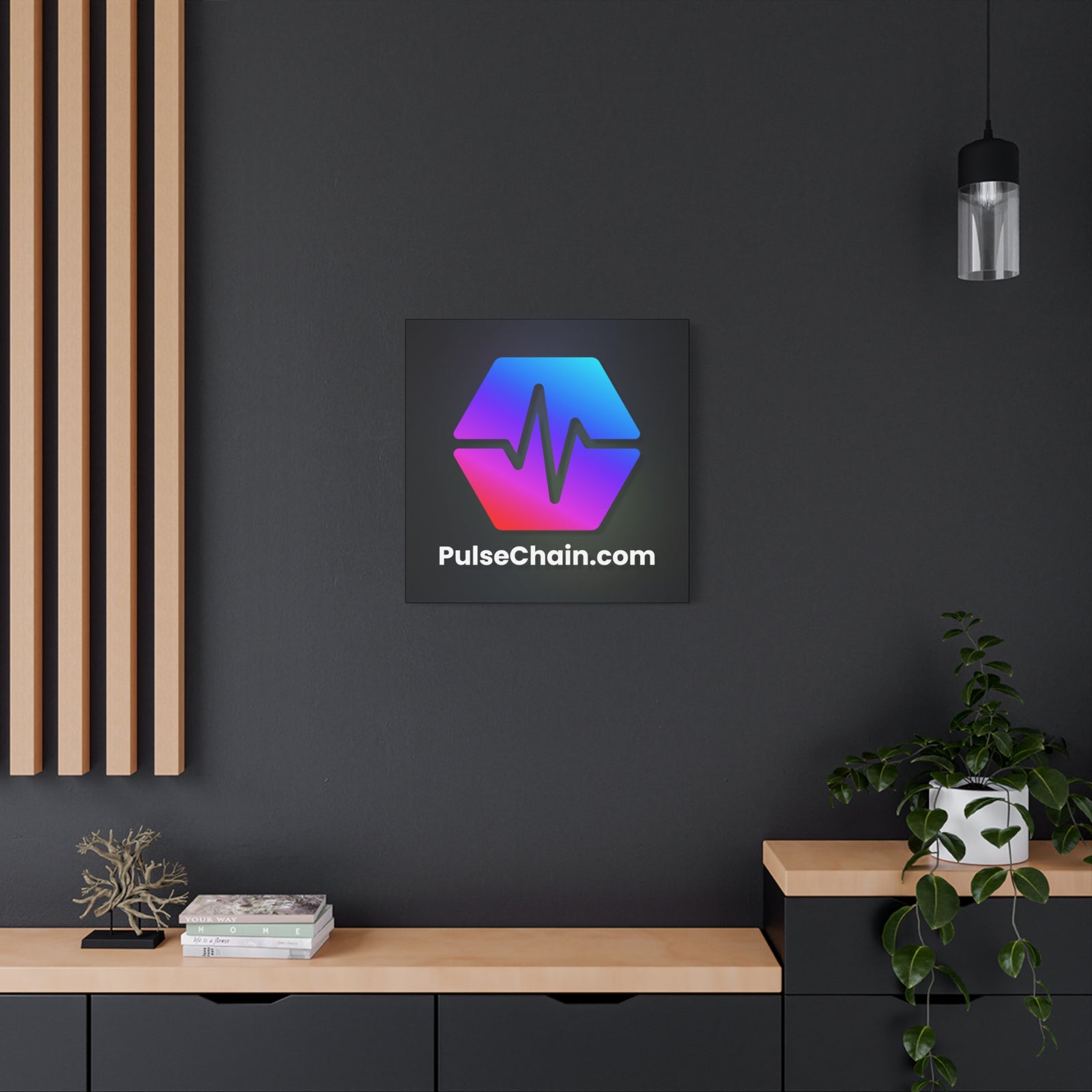 PulseChain - Premium Wall Canvas - The Pulsican Store