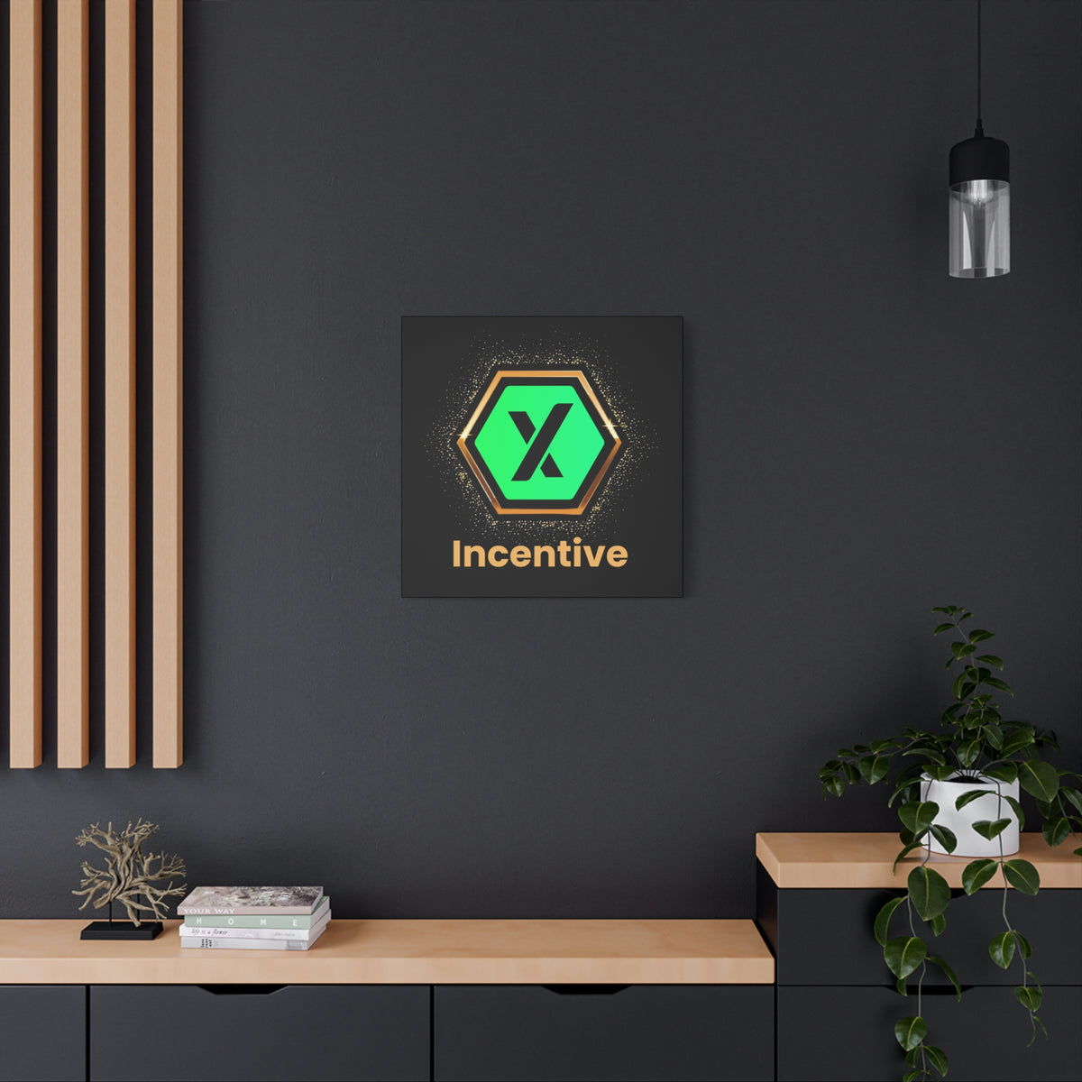 Golden INC - Premium Wall Canvas - The Pulsican Store