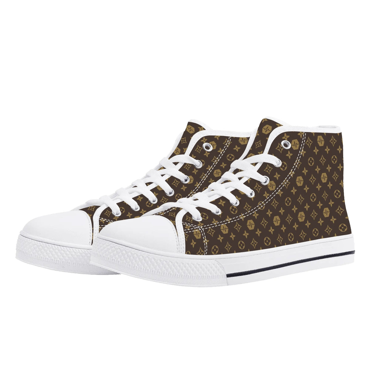 Designer PULSECHAIN - Women&#39;s Canvas High Tops - The Pulsican Store