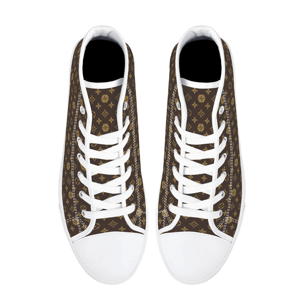 Designer PULSECHAIN - Women&#39;s Canvas High Tops - The Pulsican Store