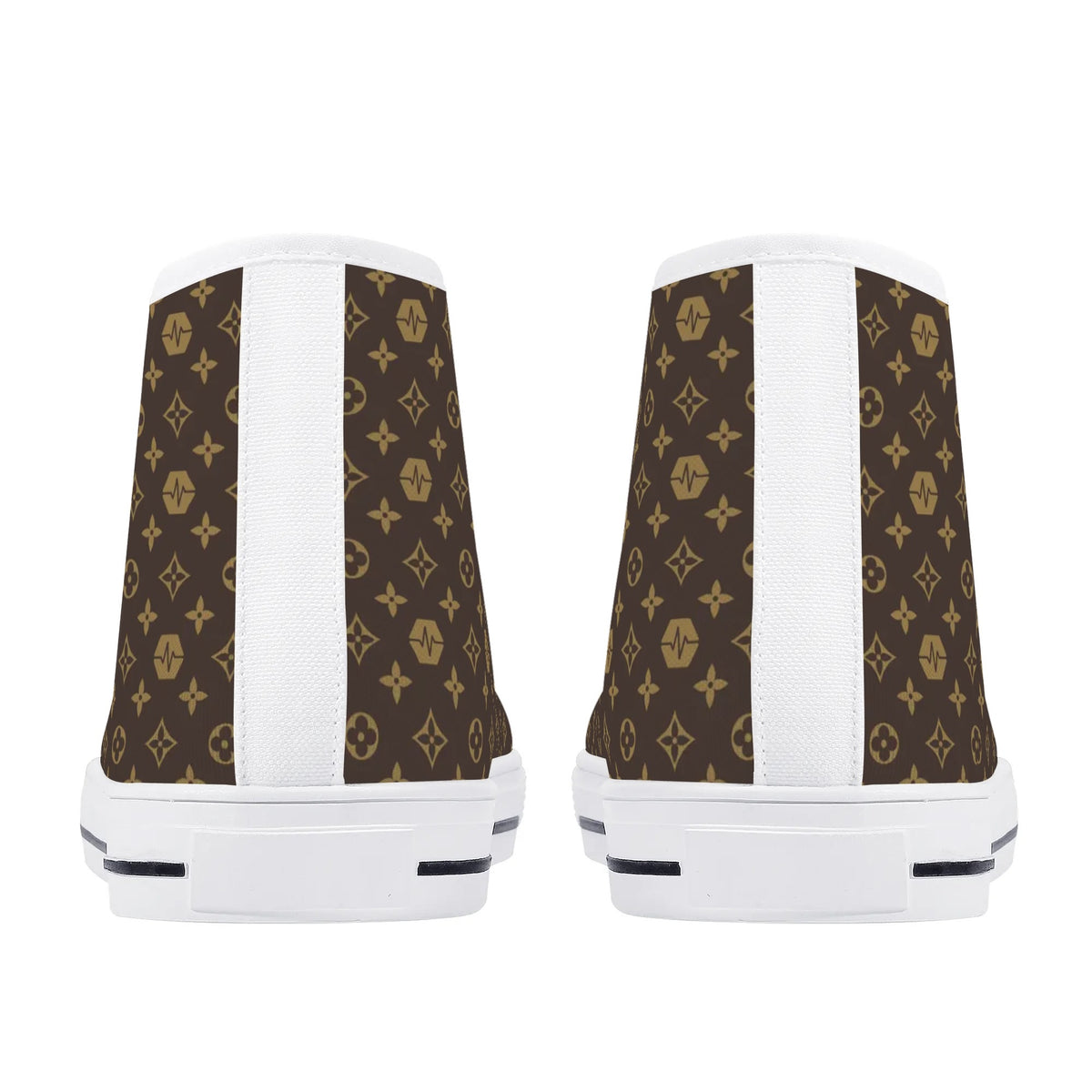 Designer PULSECHAIN - Women&#39;s Canvas High Tops - The Pulsican Store