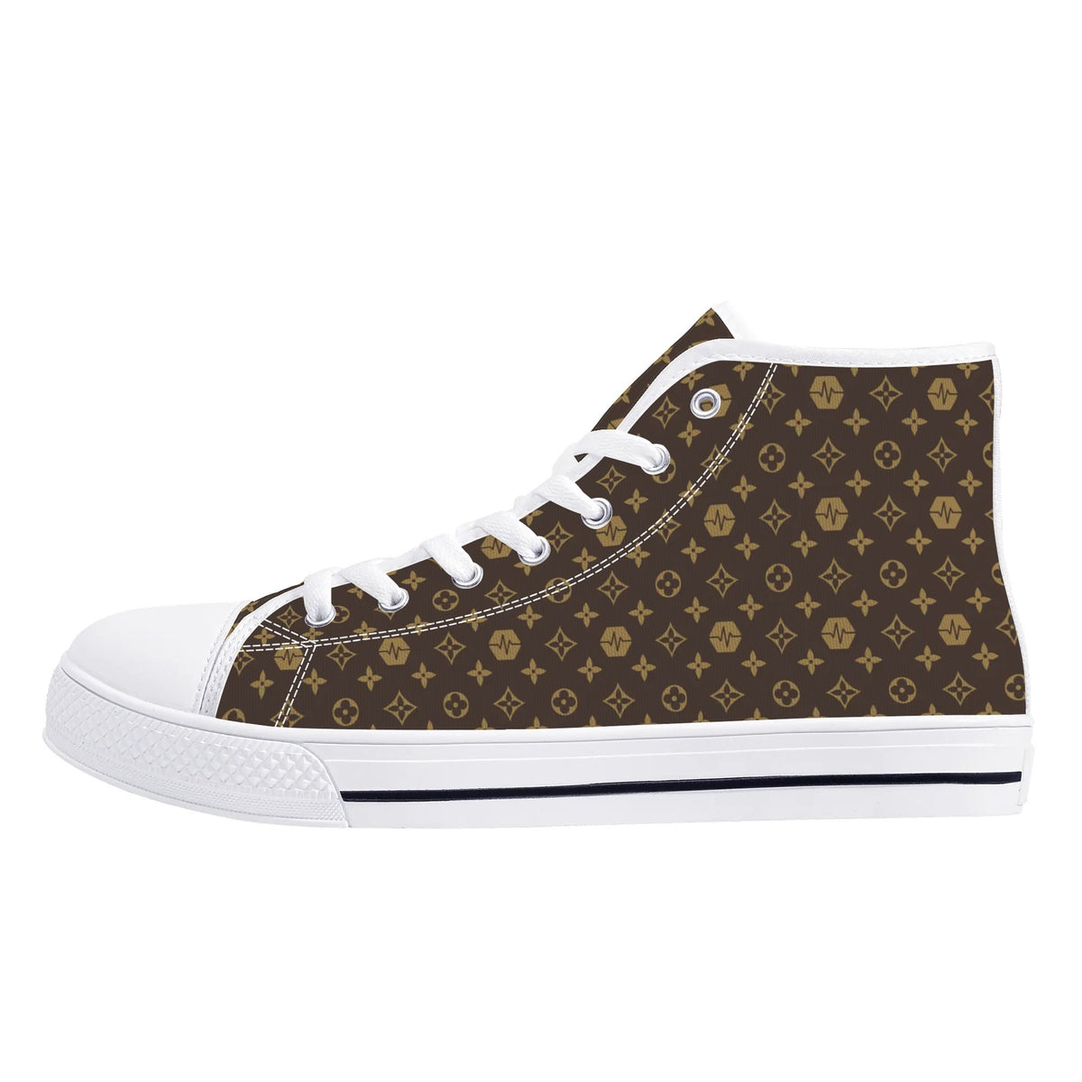 Designer PULSECHAIN - Women&#39;s Canvas High Tops - The Pulsican Store
