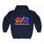 PulseChain HEX - Double Sided Zip Hoodie