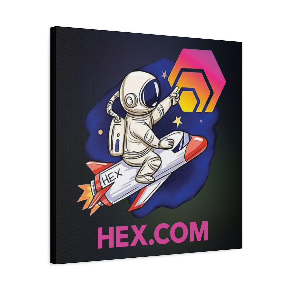 HEX Rocket - Premium Wall Canvas - The Pulsican Store