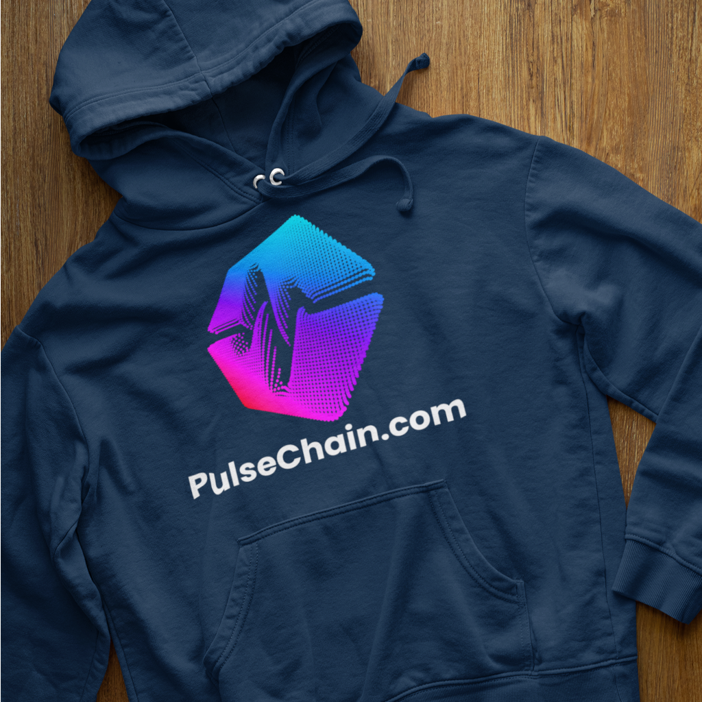 PulseChain.Com Logo - Hoodie - The Pulsican Store