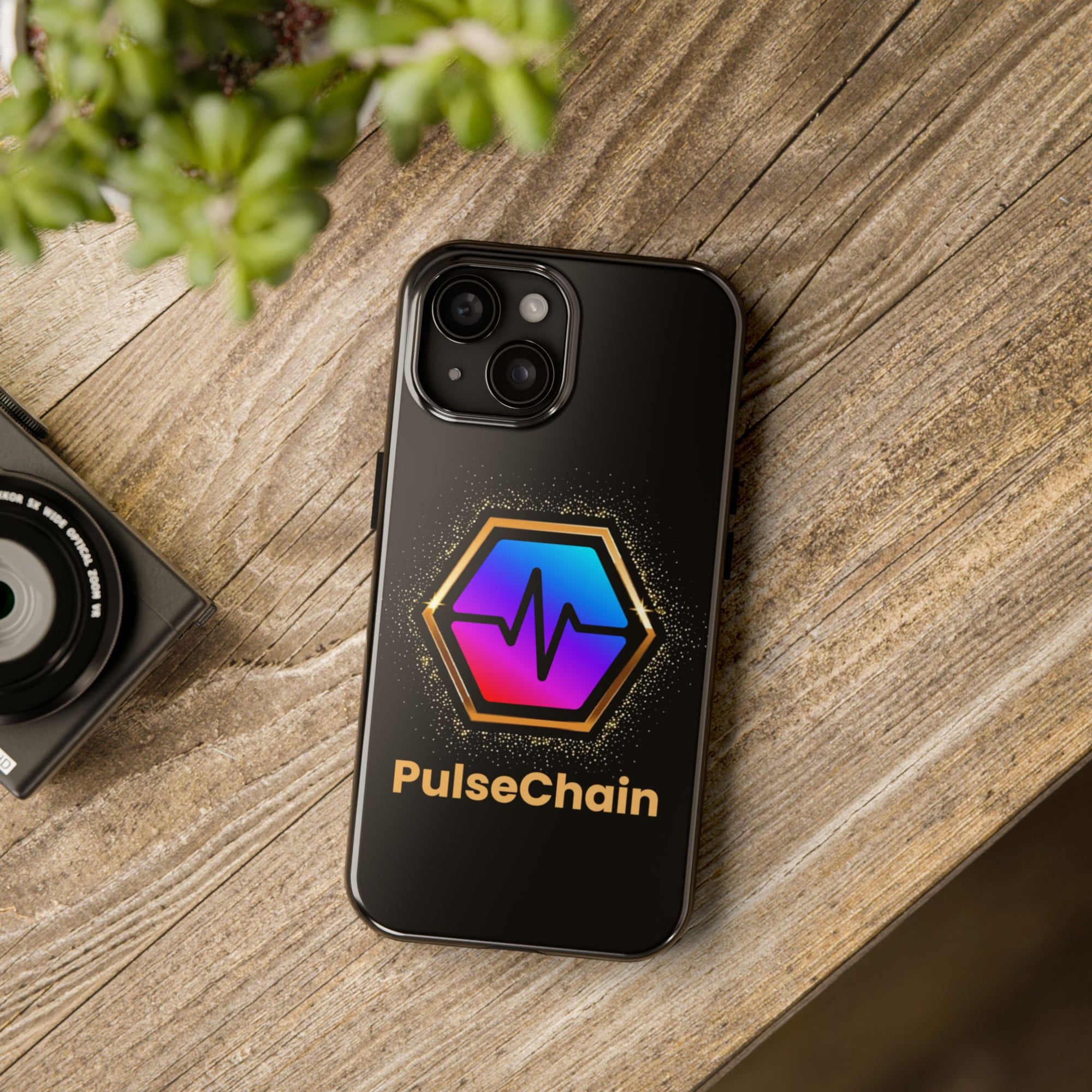 Golden PulseChain - Tough Phone Case