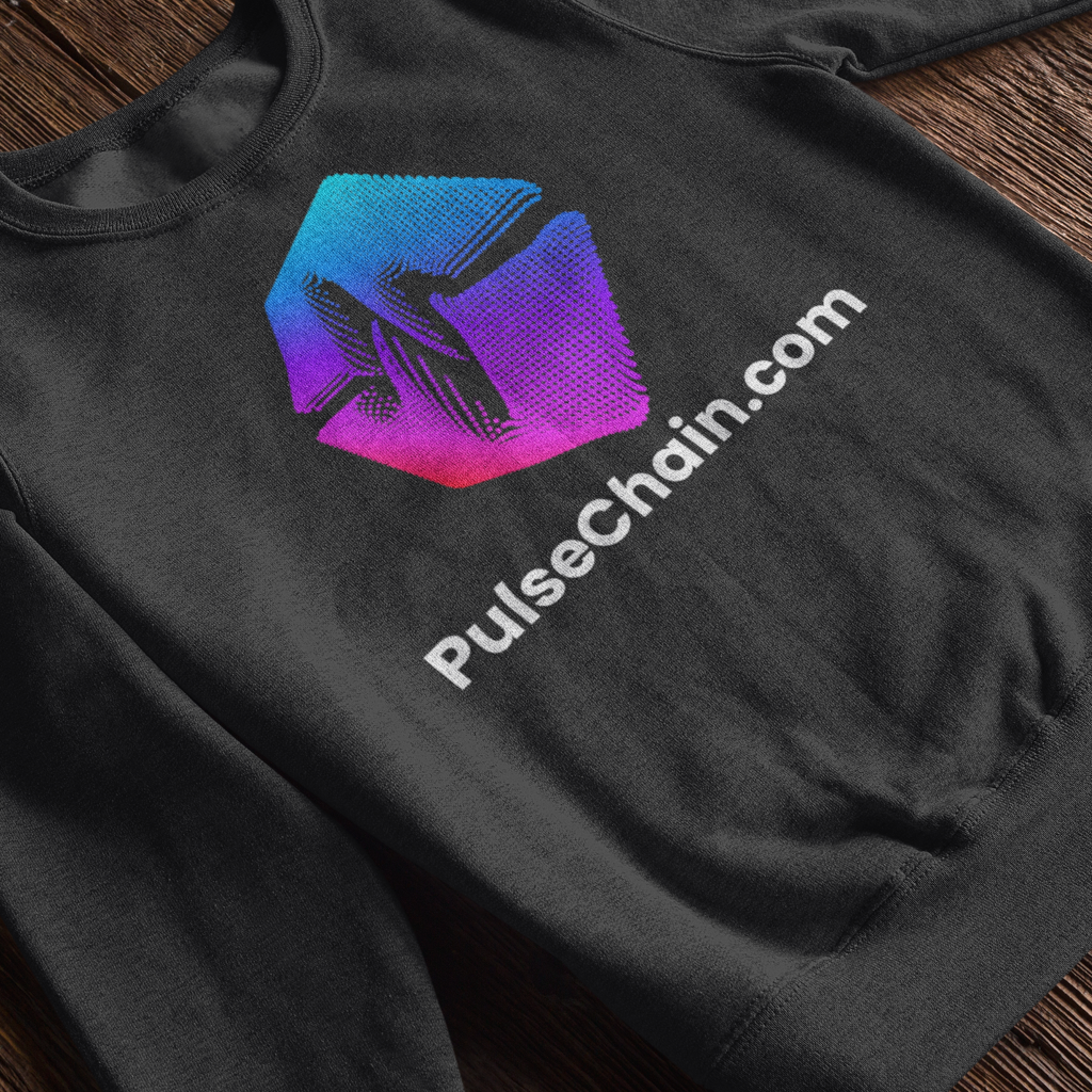 PulseChain.Com Logo - Sweatshirt