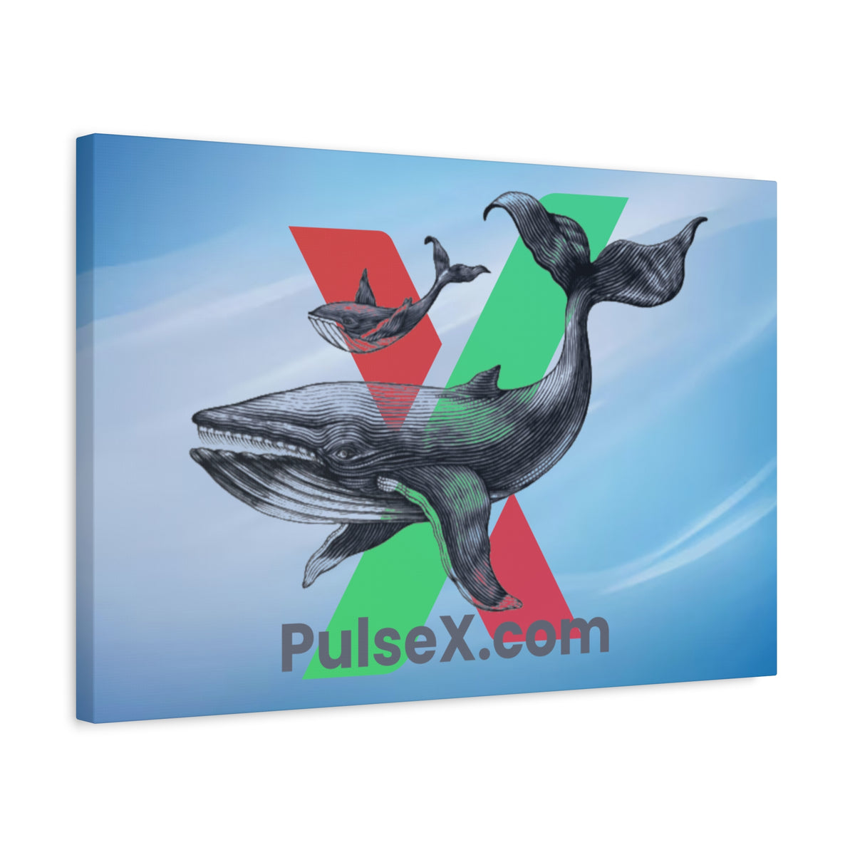 PulseX Whale - Premium Wall Canvas - The Pulsican Store