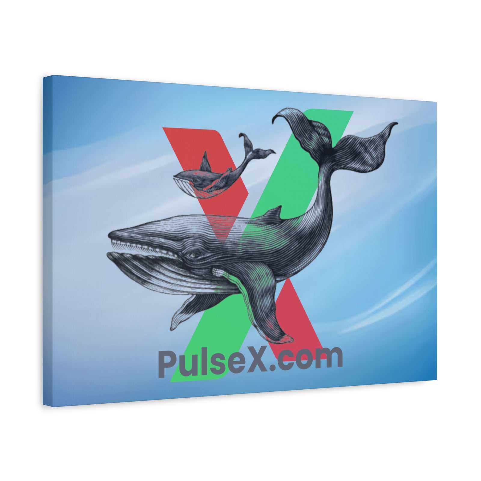 PulseX Whale - Premium Wall Canvas - The Pulsican Store