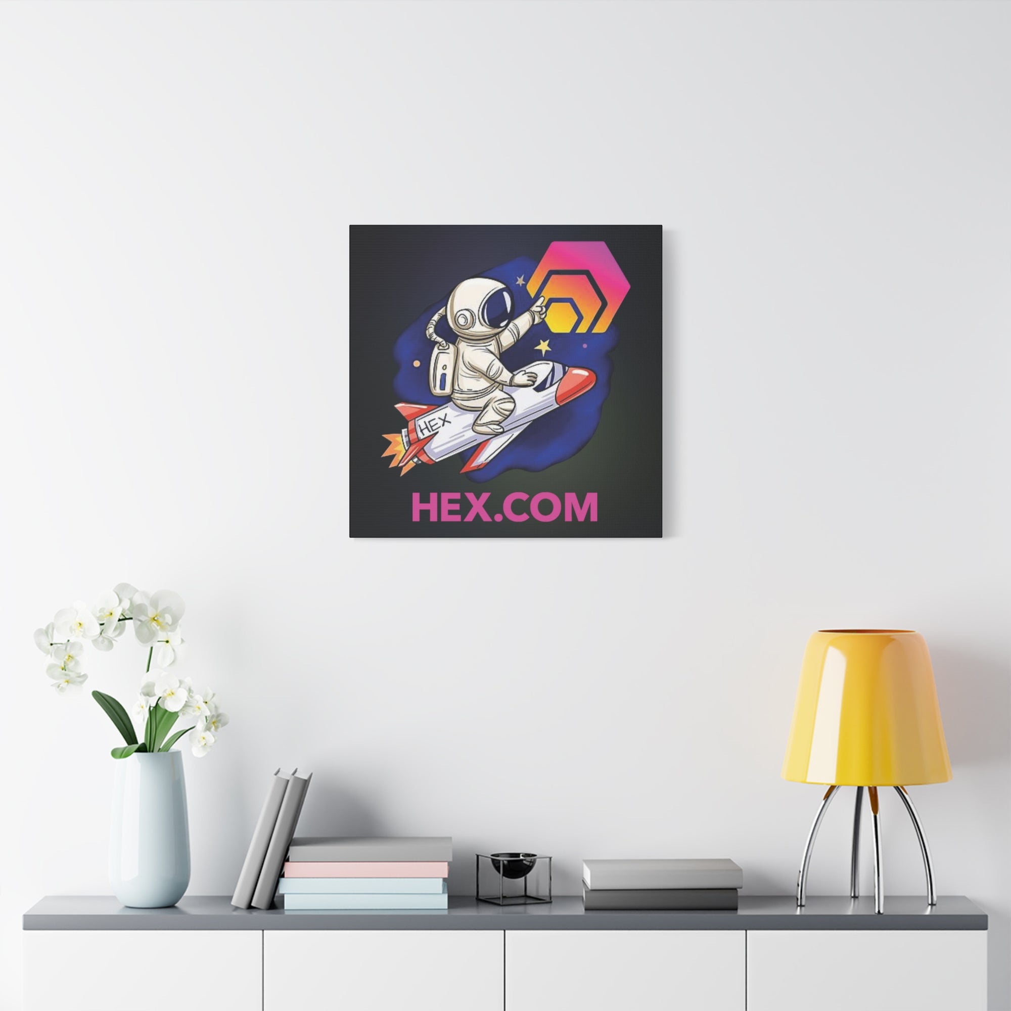 HEX Rocket - Premium Wall Canvas