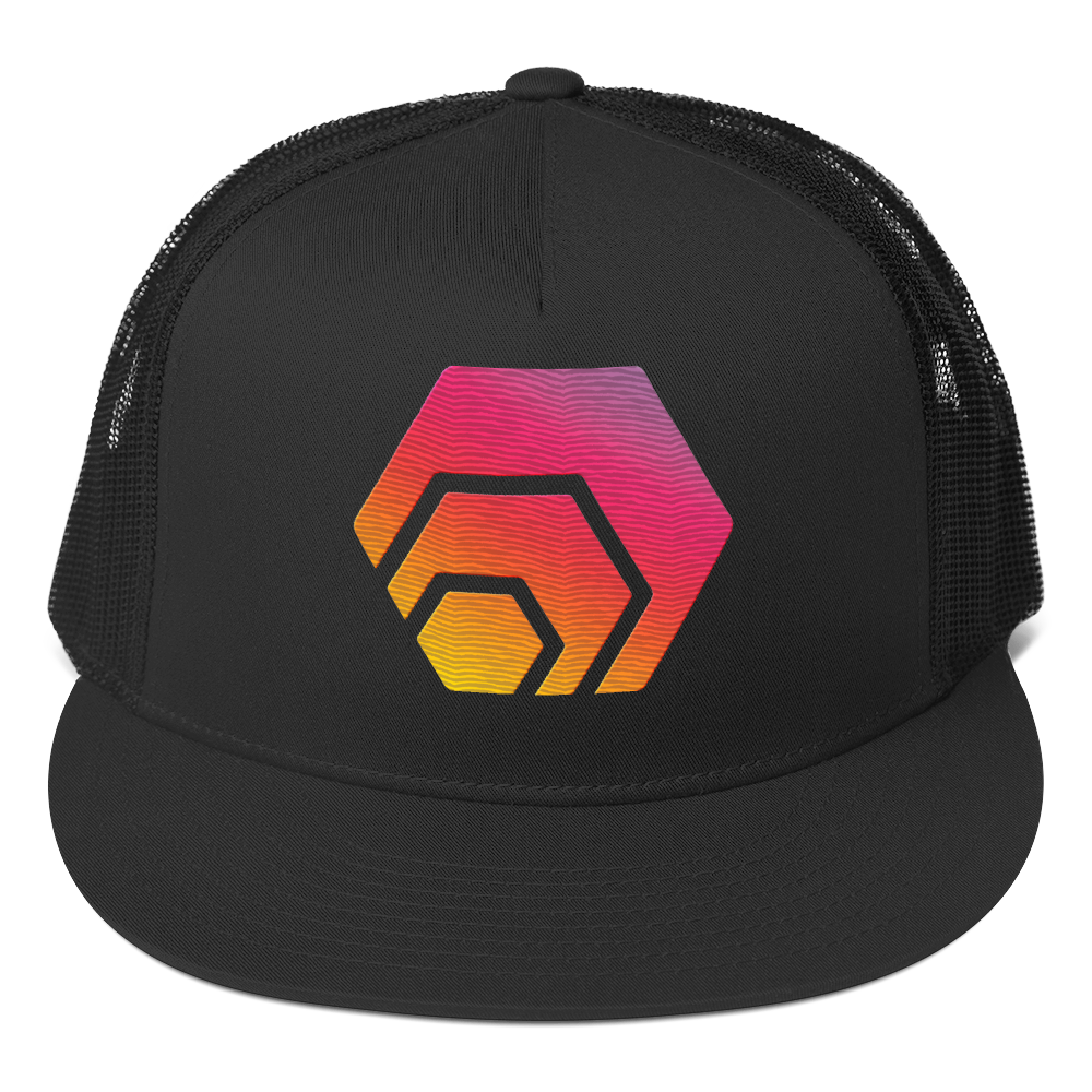 HEX Logo - Embroidered Classic Trucker Snapback - The Pulsican Store