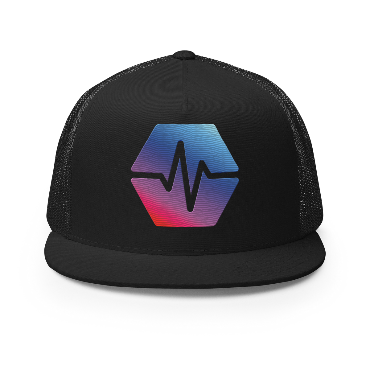 PulseChain Logo - Embroidered Classic Trucker Snapback - The Pulsican Store