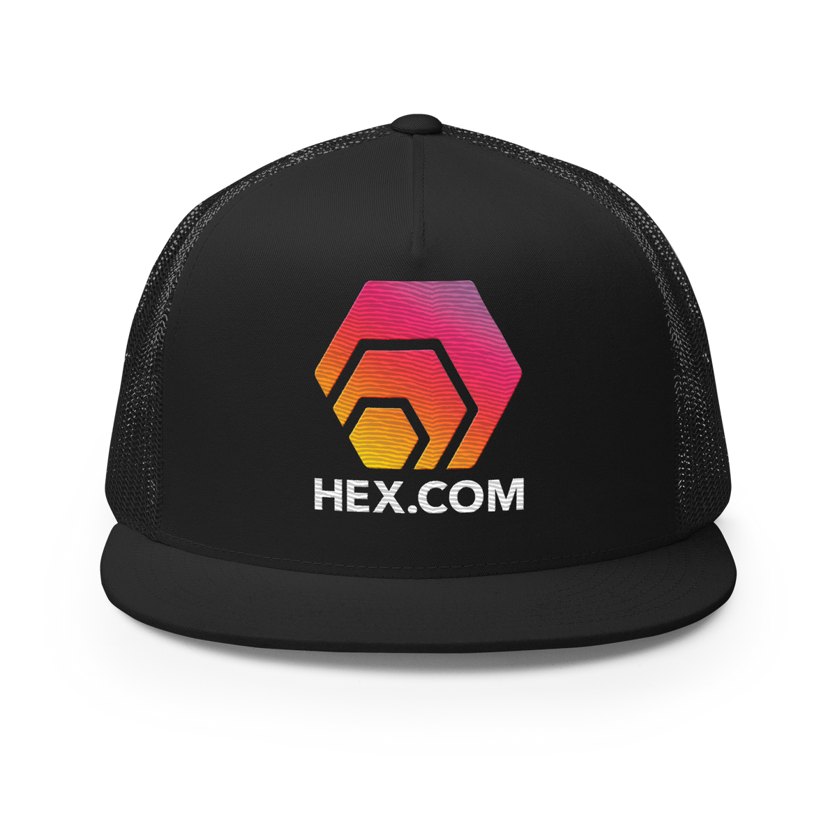 HEX.COM - Embroidered Classic Trucker Snapback - The Pulsican Store