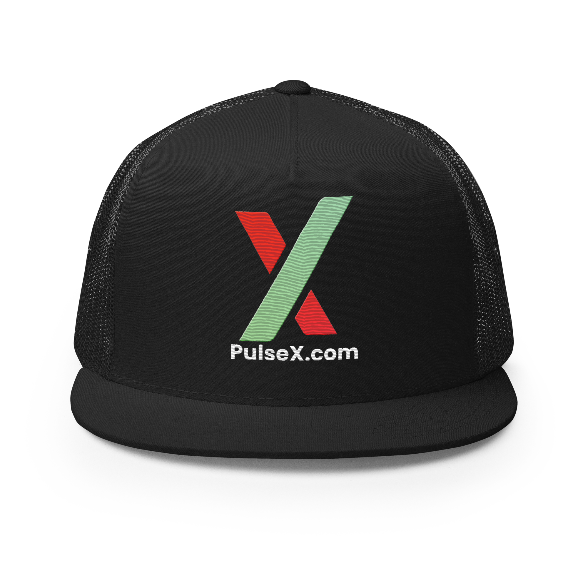 PulseX.com - Embroidered Classic Trucker Snapback