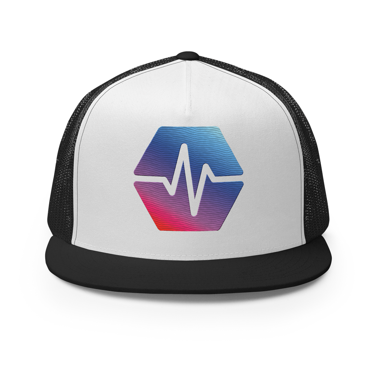 PulseChain Logo - Embroidered Classic Trucker Snapback - The Pulsican Store