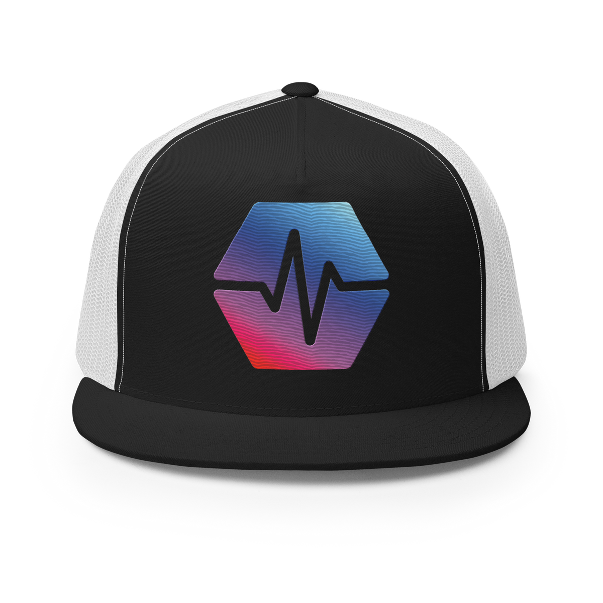 PulseChain Logo - Embroidered Classic Trucker Snapback - The Pulsican Store