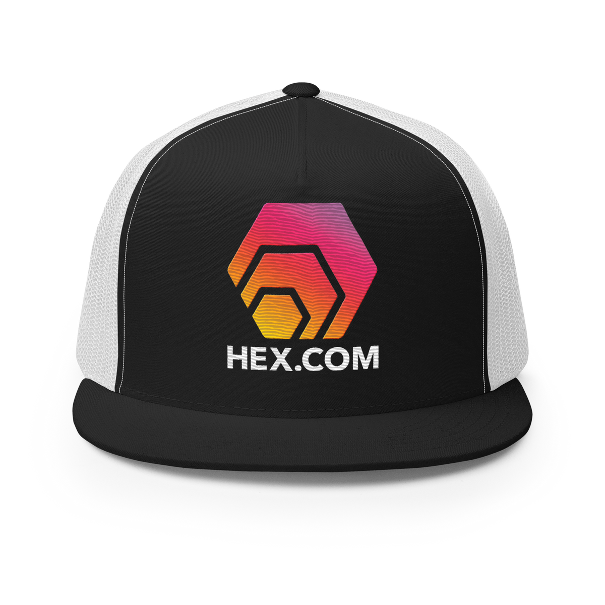 HEX.COM - Embroidered Classic Trucker Snapback