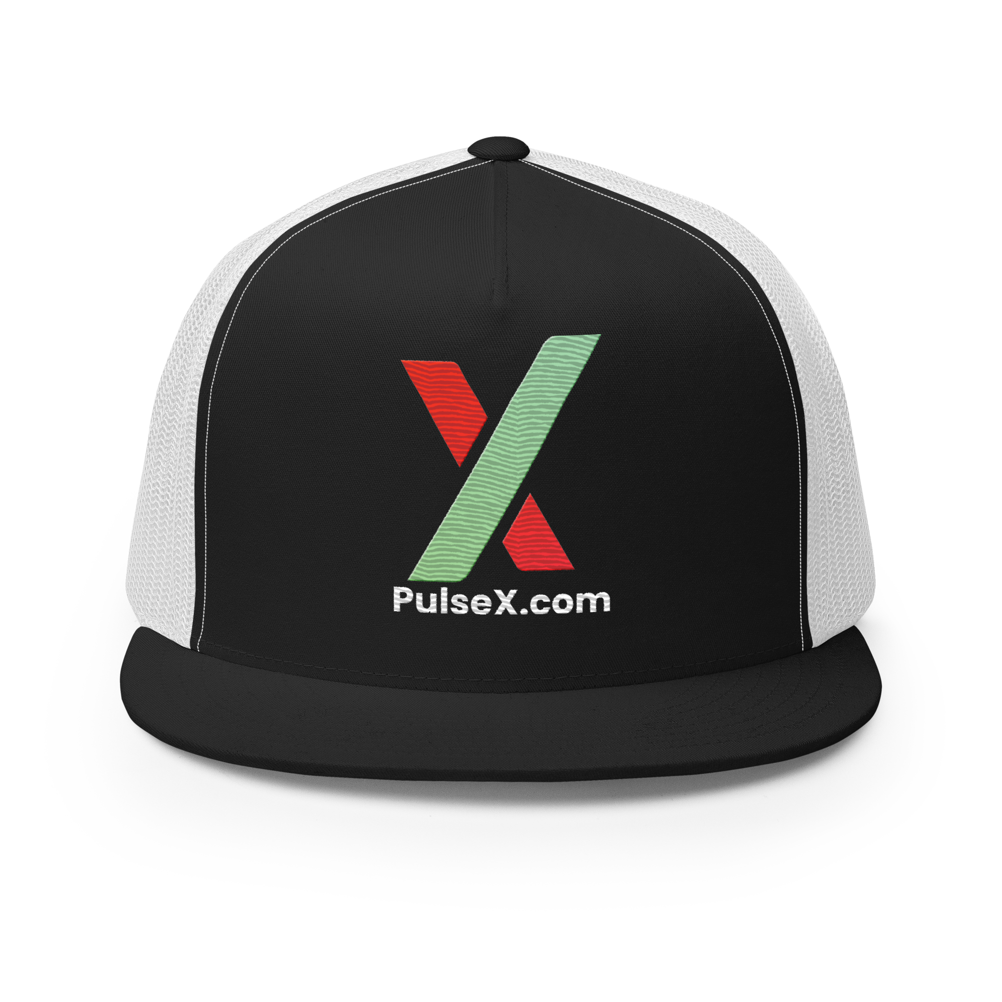 PulseX.com - Embroidered Classic Trucker Snapback