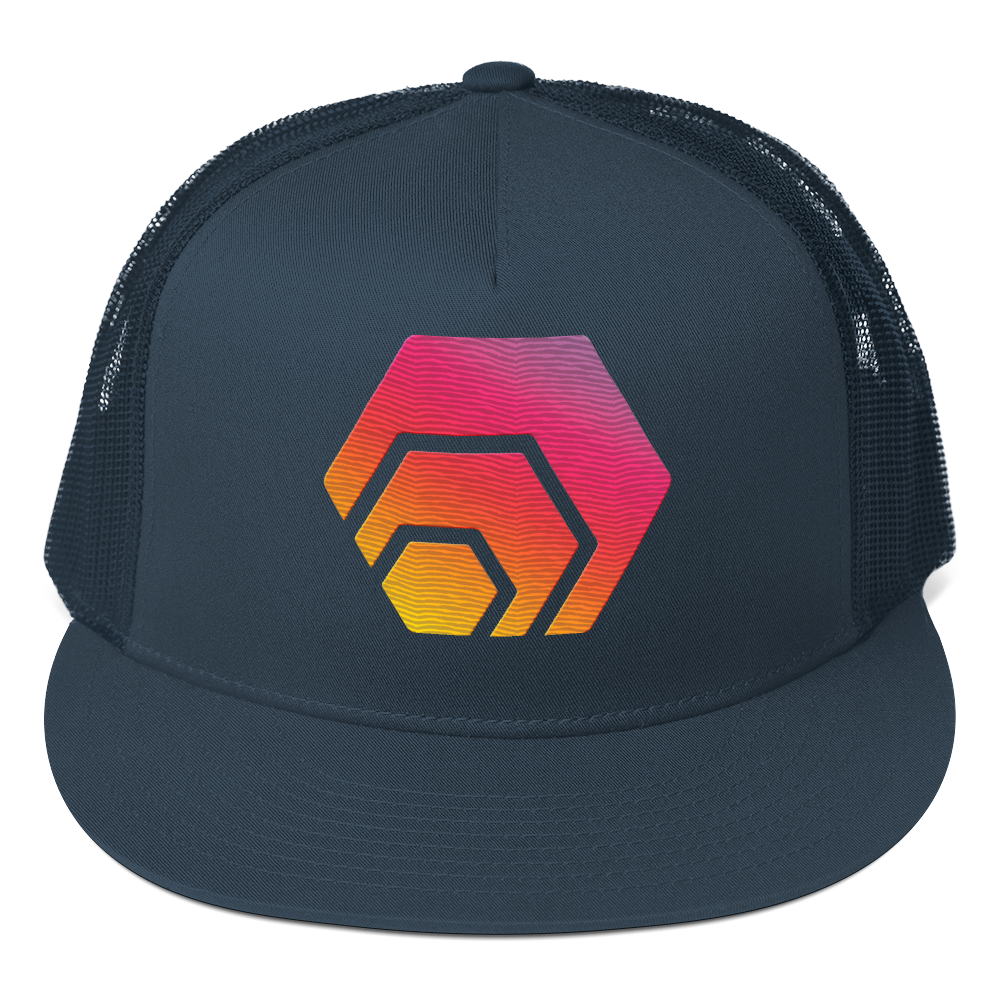 HEX Logo - Embroidered Classic Trucker Snapback - The Pulsican Store